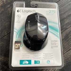 Logitech Wireless Mouse - Black and Gray